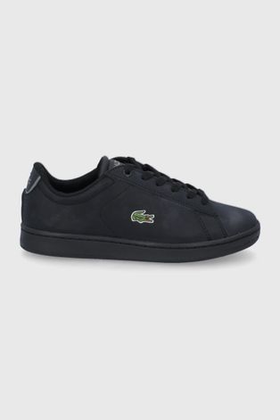 Detské topánky Lacoste čierna farba