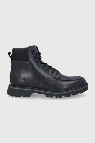 Kožne cipele za planinarenje Boss za muškarce, boja: crna