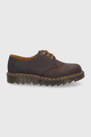 Шкіряні туфлі Dr. Martens 1461 Ziggy чоловічі колір коричневий