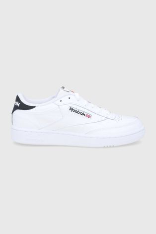 Кожени обувки Reebok Classic Club C 85 в бяло