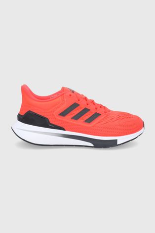 Topánky adidas EQ21 Run oranžová farba