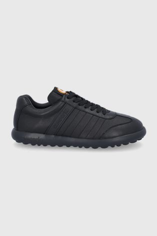 Кожаные ботинки Camper Pelotas XLF цвет чёрный