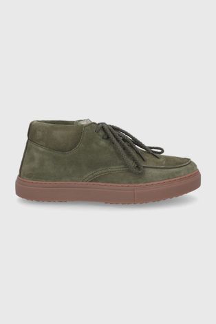 Σουέτ παπούτσια Inuikii χρώμα: πράσινο