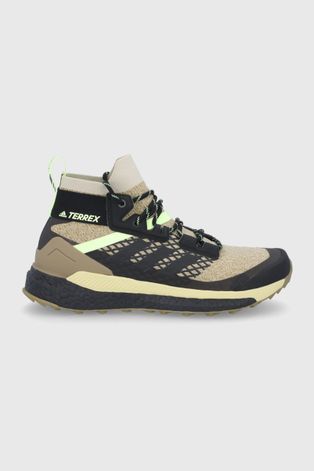 Topánky adidas Performance Terrex Free Hiker Primeblu pánske, béžová farba