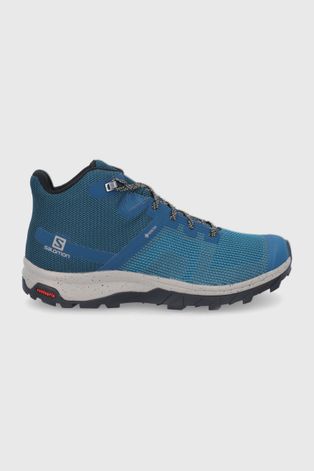 Cipele Salomon OUTline Prism Mid GTX za muškarce, boja: plava