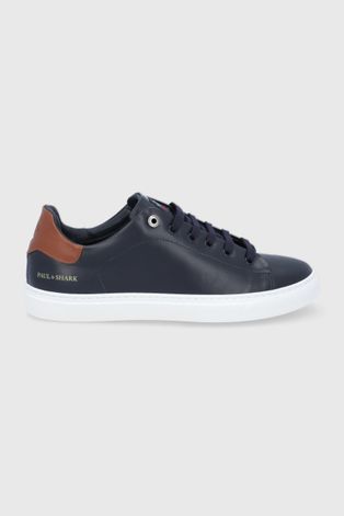 Paul&Shark bőr cipő sötétkék