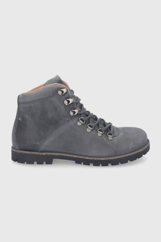Kožne cipele Birkenstock Jackson za muškarce, boja: siva