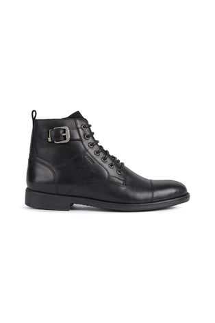 Kožne cipele Geox za muškarce, boja: crna