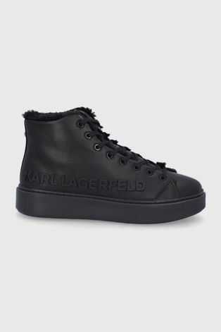 Kožené boty Karl Lagerfeld