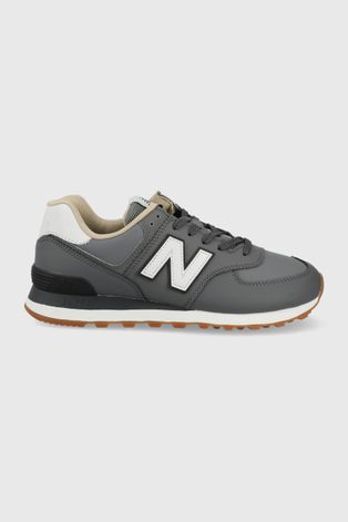 Sneakers boty New Balance U574vr2 šedá barva