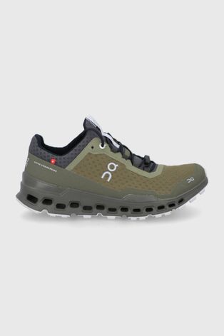 Topánky On-running Cloudultra zelená farba
