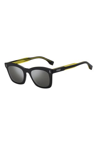 Fendi Okulary przeciwsłoneczne męskie kolor czarny
