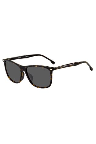 Hugo Boss Okulary przeciwsłoneczne kolor brązowy
