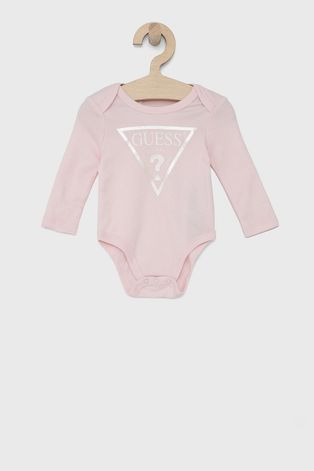 Bodi za bebe Guess boja: ružičasta
