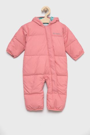 Columbia Kombinezon puchowy niemowlęcy kolor różowy
