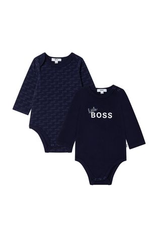 Boss Body niemowlęce (2-pack) kolor granatowy