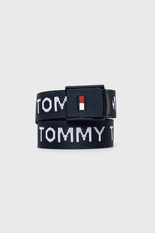 Dětský pásek Tommy Hilfiger tmavomodrá barva