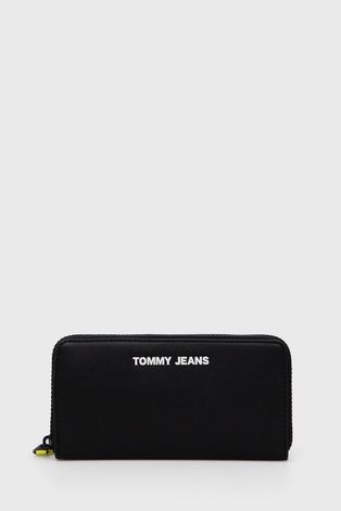 Tommy Jeans Portfel damski kolor czarny