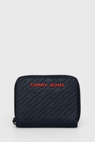 Tommy Jeans Portfel damski kolor granatowy