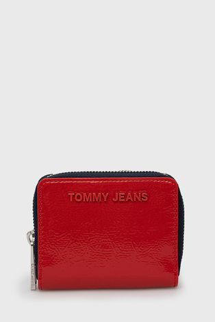 Tommy Jeans Portfel damski kolor czerwony