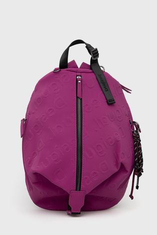 Рюкзак Desigual жіночий колір рожевий малий гладкий