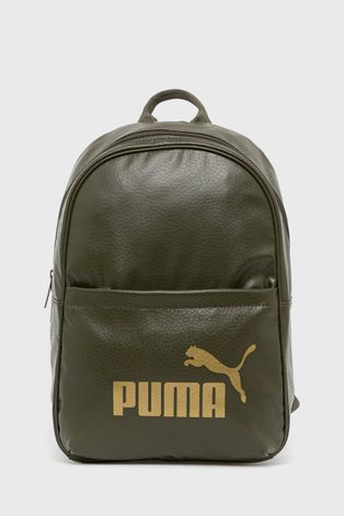 Рюкзак Puma жіночий колір зелений малий з принтом