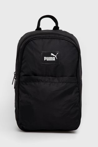 Ruksak Puma dámsky, čierna farba, malý, vzorovaný