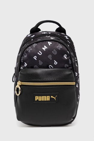 Puma Plecak damski kolor czarny mały wzorzysty