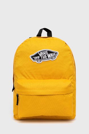 Рюкзак Vans женский цвет жёлтый большой с аппликацией