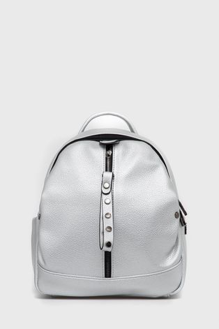 Рюкзак Nobo жіночий колір срібний малий гладкий