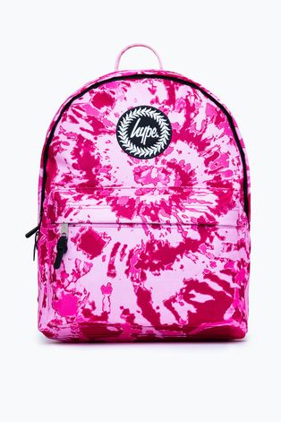 Hype Plecak damski kolor różowy duży wzorzysty