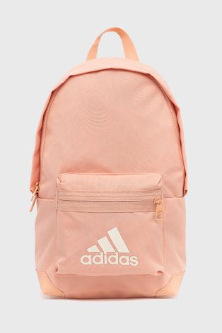 Дитячий рюкзак adidas Performance колір рожевий малий гладкий