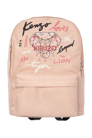 Dětský batoh Kenzo Kids růžová barva, velký, s aplikací