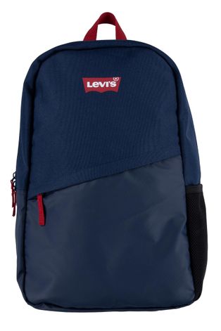Дитячий рюкзак Levi's колір синій великий гладкий