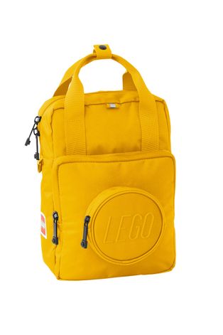 Детский рюкзак Lego цвет жёлтый маленький гладкий