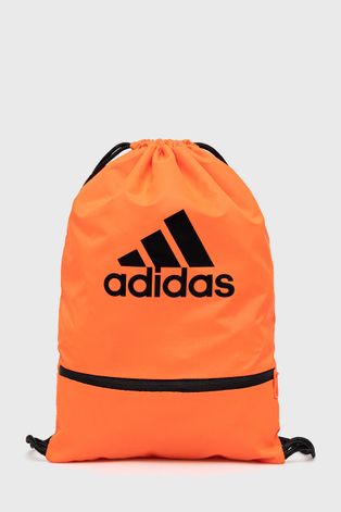Batoh adidas Performance oranžová barva, s potiskem