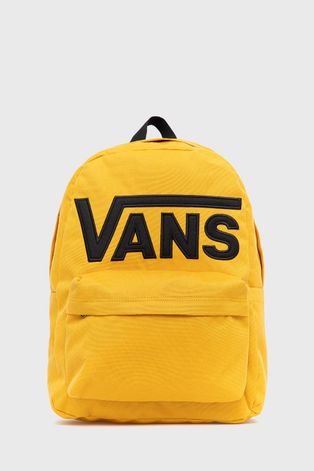 Рюкзак Vans мужской цвет жёлтый большой с аппликацией