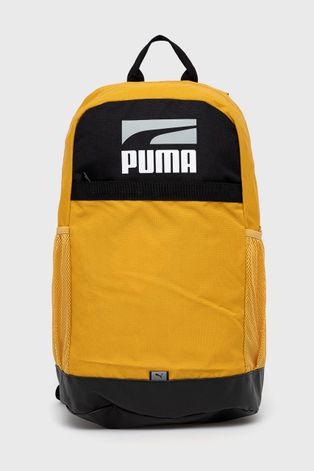 Puma Plecak kolor żółty duży z nadrukiem