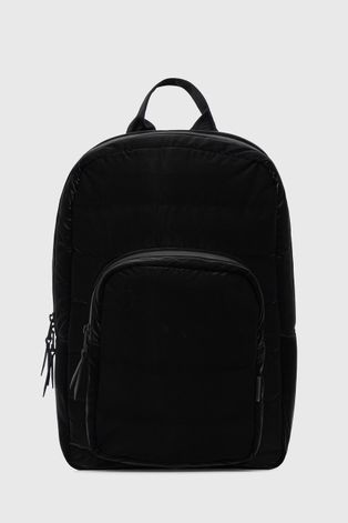 Rains Plecak 1383 Base Bag Mini Quilted kolor czarny duży gładki