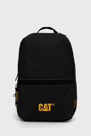 Рюкзак Caterpillar колір чорний великий з принтом