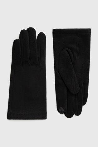 Γάντια Twinset γυναικεία, χρώμα: μαύρο