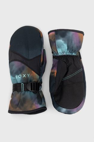 Παιδικά γάντια Roxy χρώμα: μαύρο