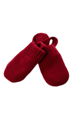 Detské rukavice Jamiks Diano červená farba