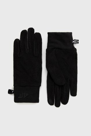 Detské rukavice 4F čierna farba