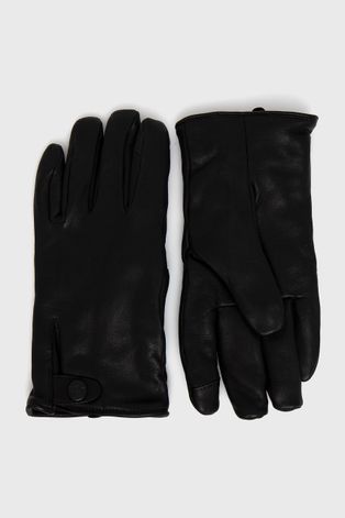 Велурени ръкавици UGG мъжки в черно
