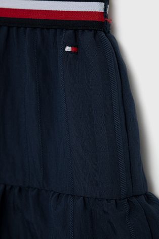 Tommy Hilfiger Spódnica dziecięca kolor granatowy mini rozkloszowana