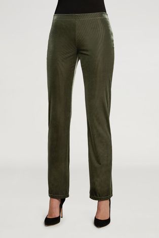 Παντελόνι Wolford γυναικείo, χρώμα: πράσινο