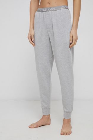 Пижамные брюки Calvin Klein Underwear женские цвет серый