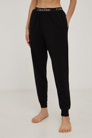 Calvin Klein Underwear Spodnie piżamowe damskie kolor czarny