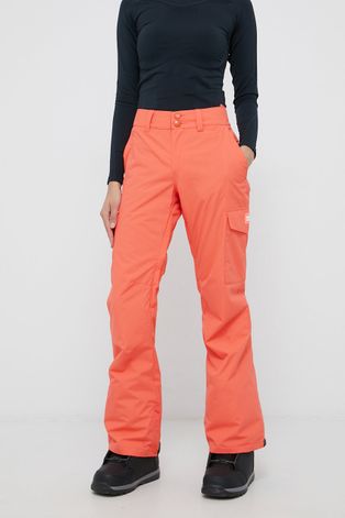 DC Spodnie damskie kolor pomarańczowy